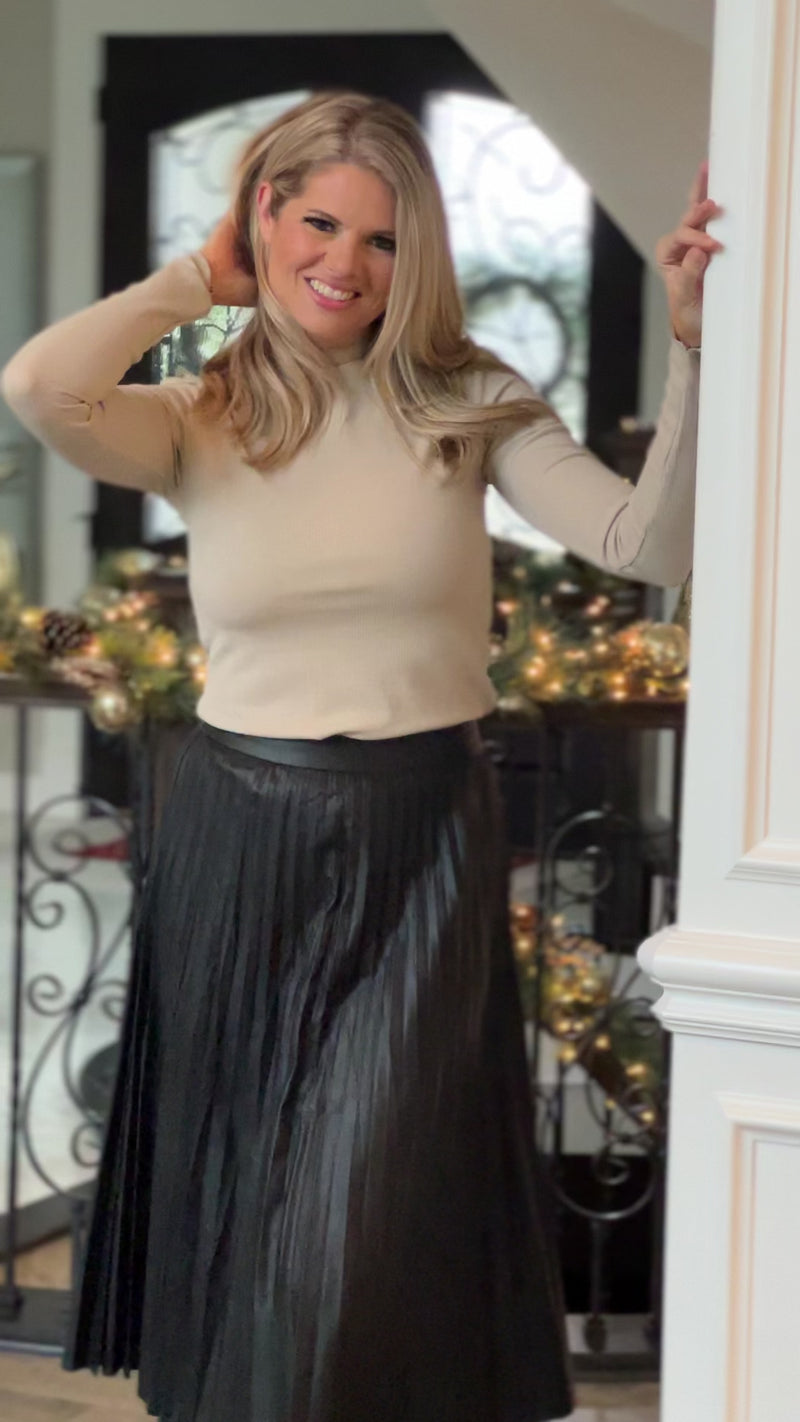 Your Lucky Day Sparkle Top : Beige