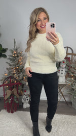 Everlasting Memory Cable Knit Sweater : Ivory