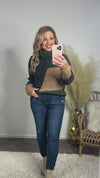Future Starts Now Turtle Neck Sweater : Charcoal/Green