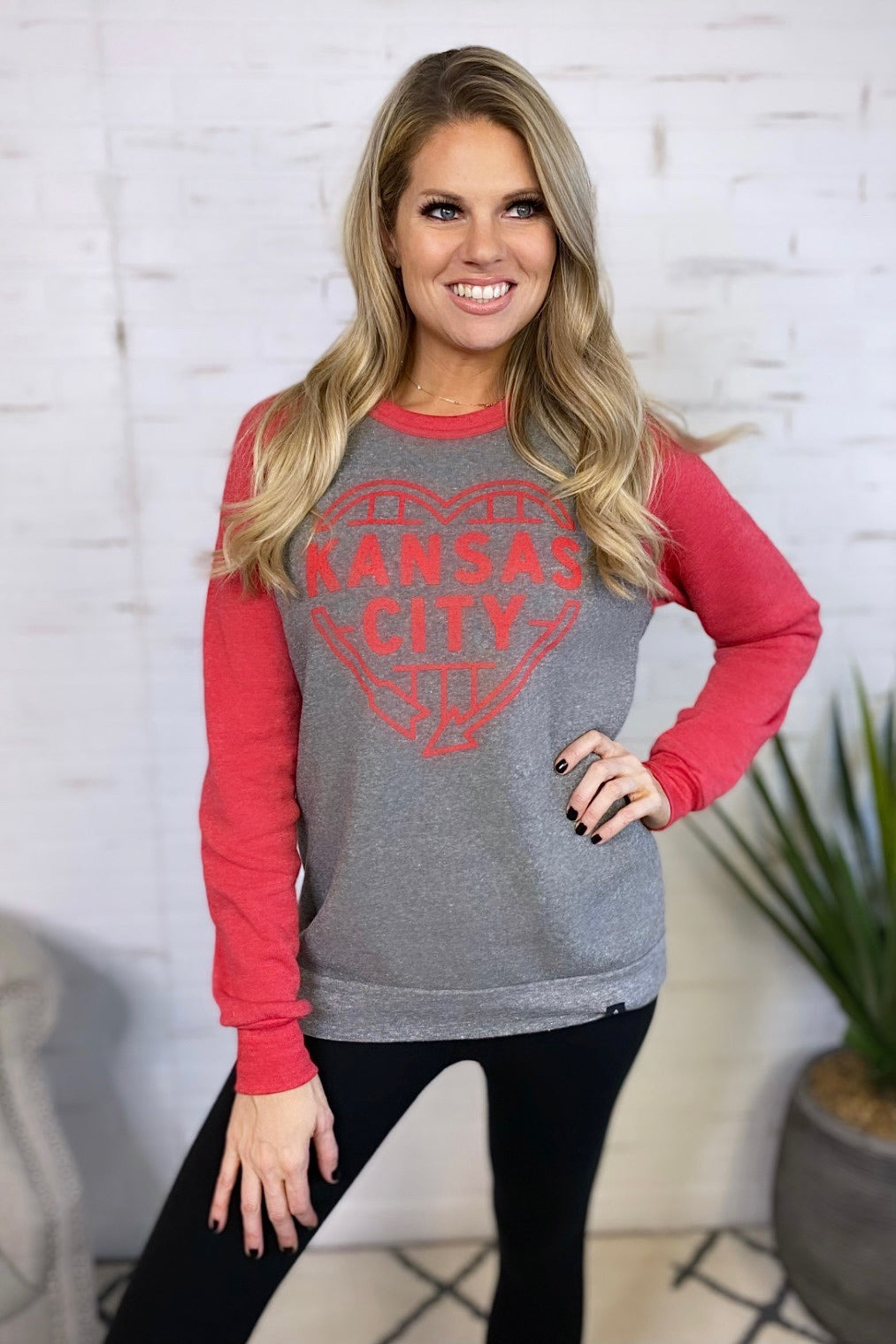 Game Day KC Hoodie : Grey/Red – TeaElla