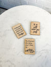Wooden Magnet Sayings
